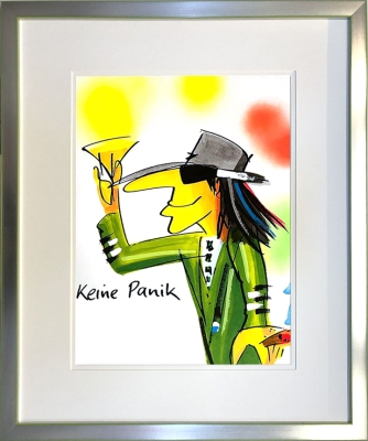 UDO LINDENBERG: Keine Panik mit Rahmen silber/grün